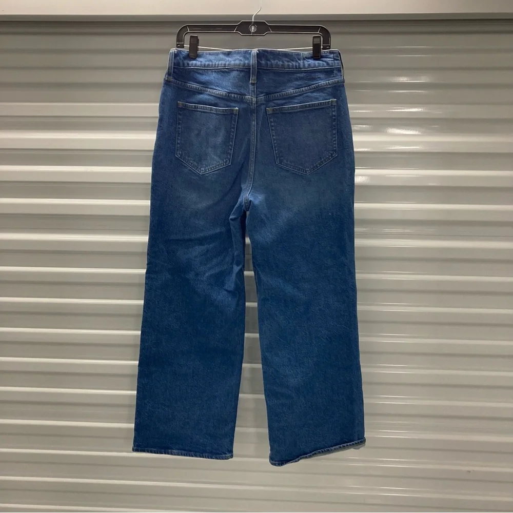 J. Crew Classic Blue Wide Leg Jeans - Picture 9 of 11